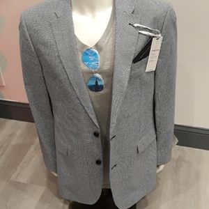 Tommy Hilfiger stretch blue white Blazer jacket 44